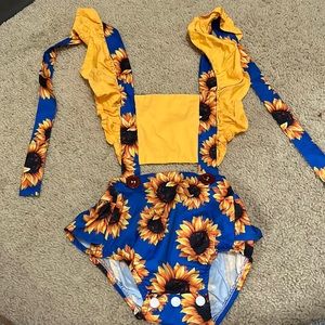 Baby Sunflower Romper